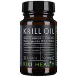 KIKI Health Krill Oil Softgels (30 Capsules)