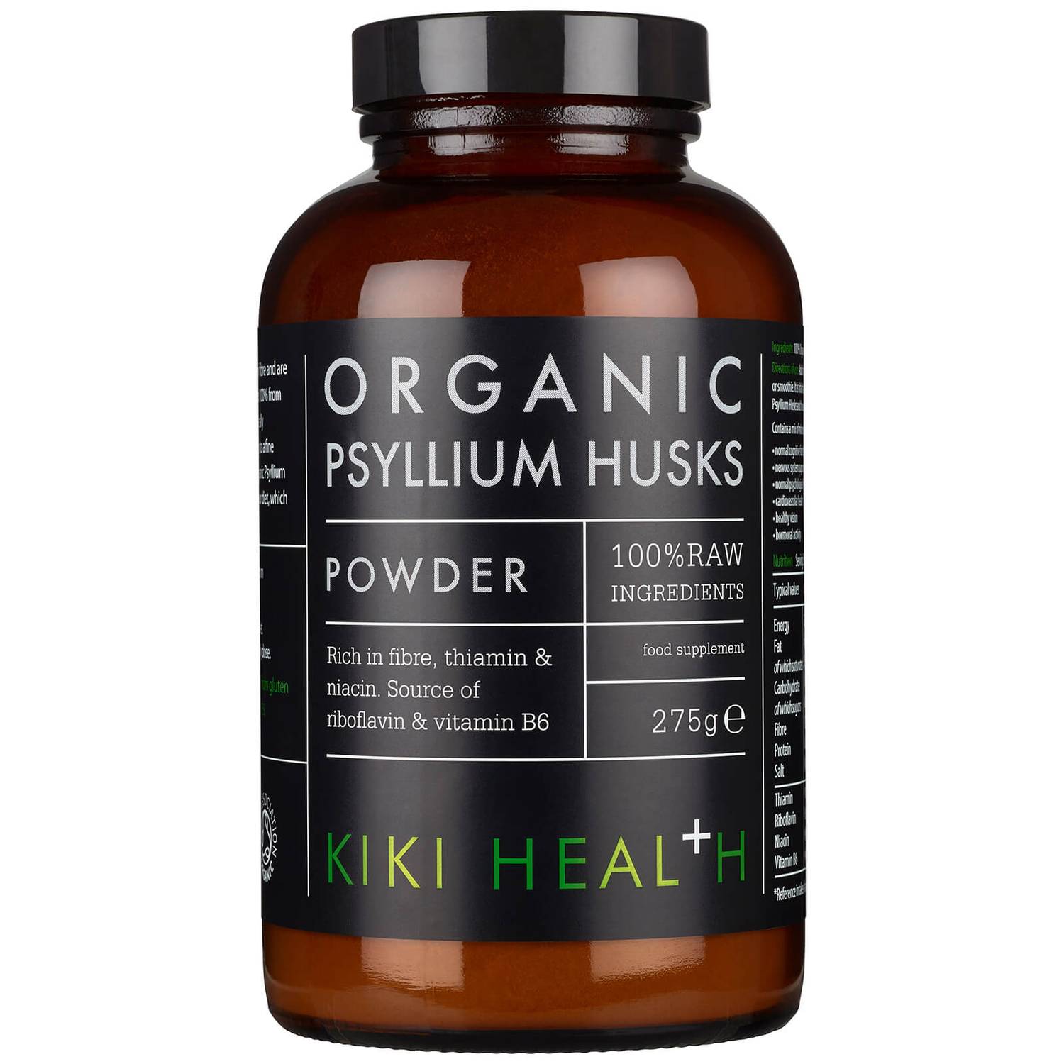 KIKI Health Organic Psyllium Husk Powder 275g