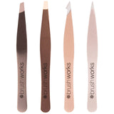 brushworks HD Combination Tweezer Set - Gold