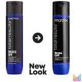 Matrix Total Results Brass Off Brunette Blue Conditioner for Lightened Brunette Hair 300ml