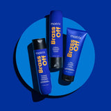 Matrix Total Results Brass Off Brunette Neutralising Blue Shampoo for Lightened Brunette Hair 300ml