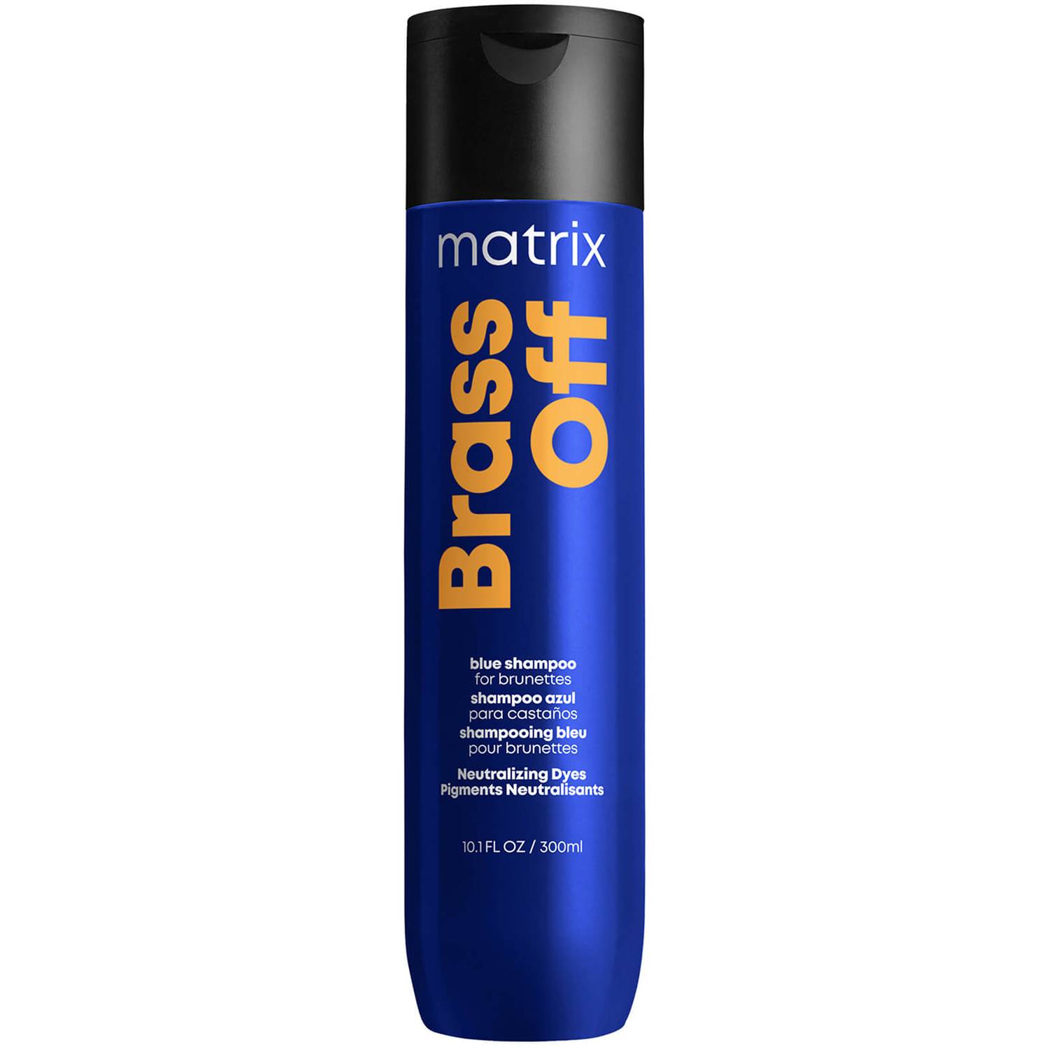 Matrix Total Results Brass Off Brunette Neutralising Blue Shampoo for Lightened Brunette Hair 300ml