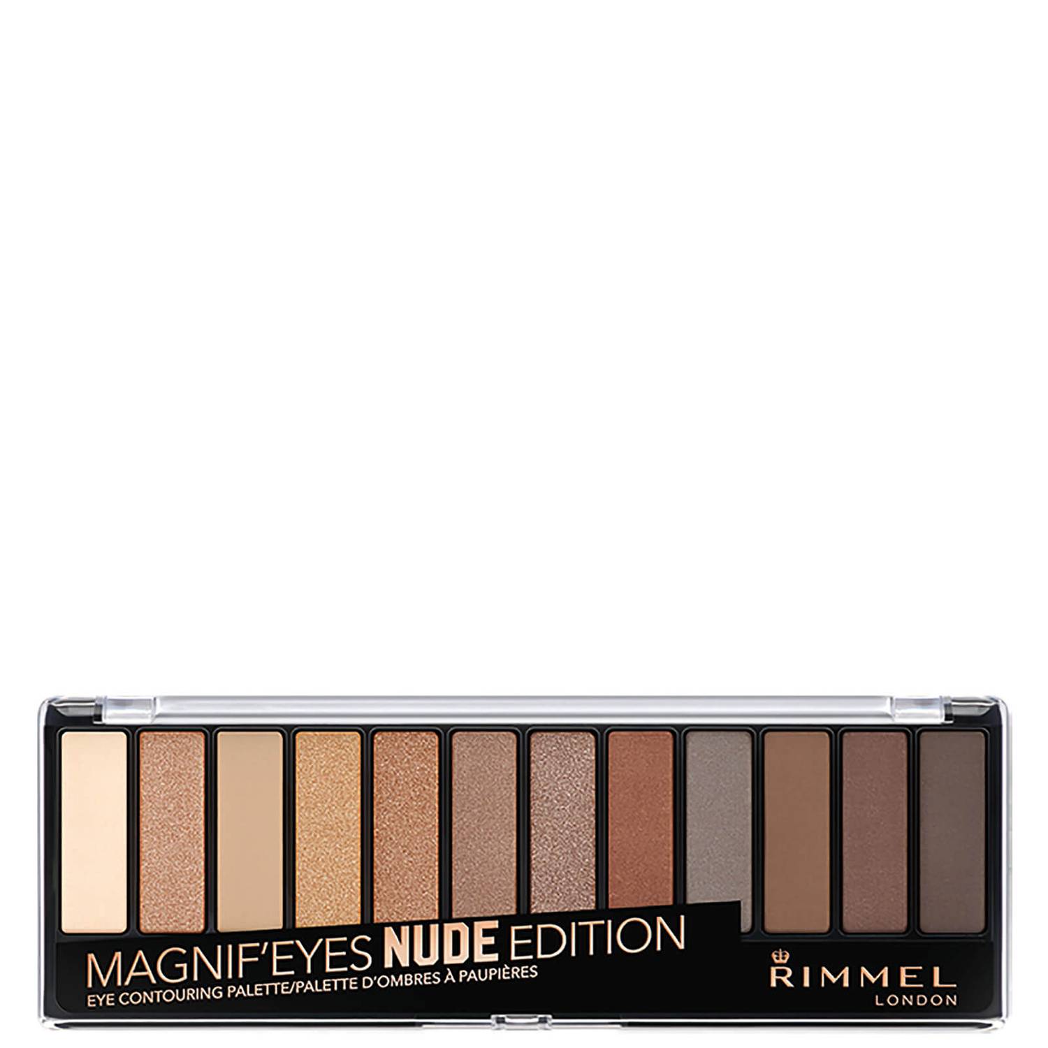 Rimmel 12 Pan Eyeshadow Palette - Nude Edition 14g