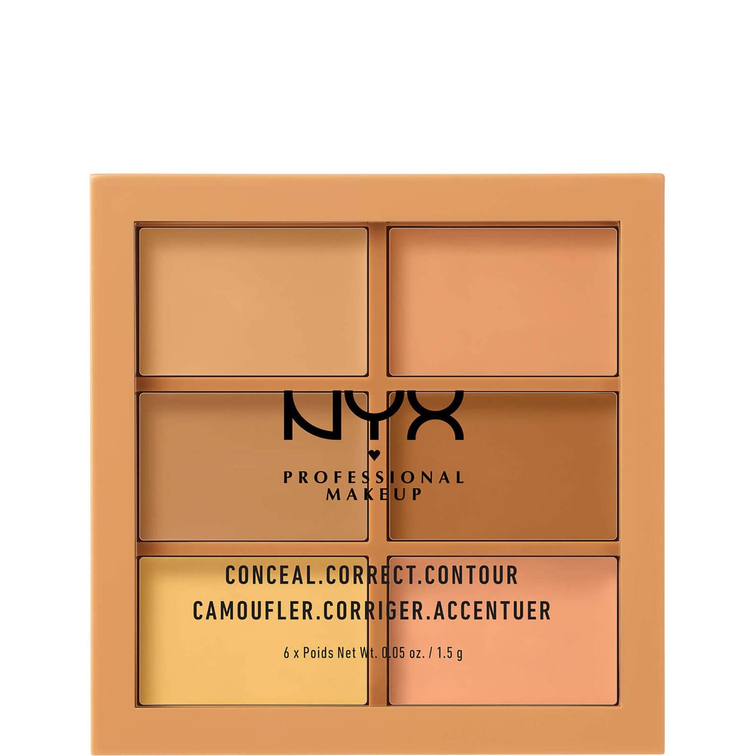 NYX Professional Makeup 3C Palette - Conceal, Correct, Contour - Medium