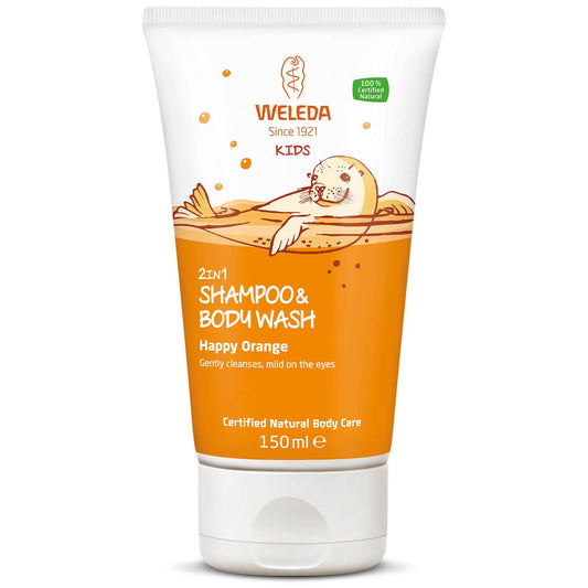 Weleda Kids 2 in 1 Wash 150ml - Happy Orange