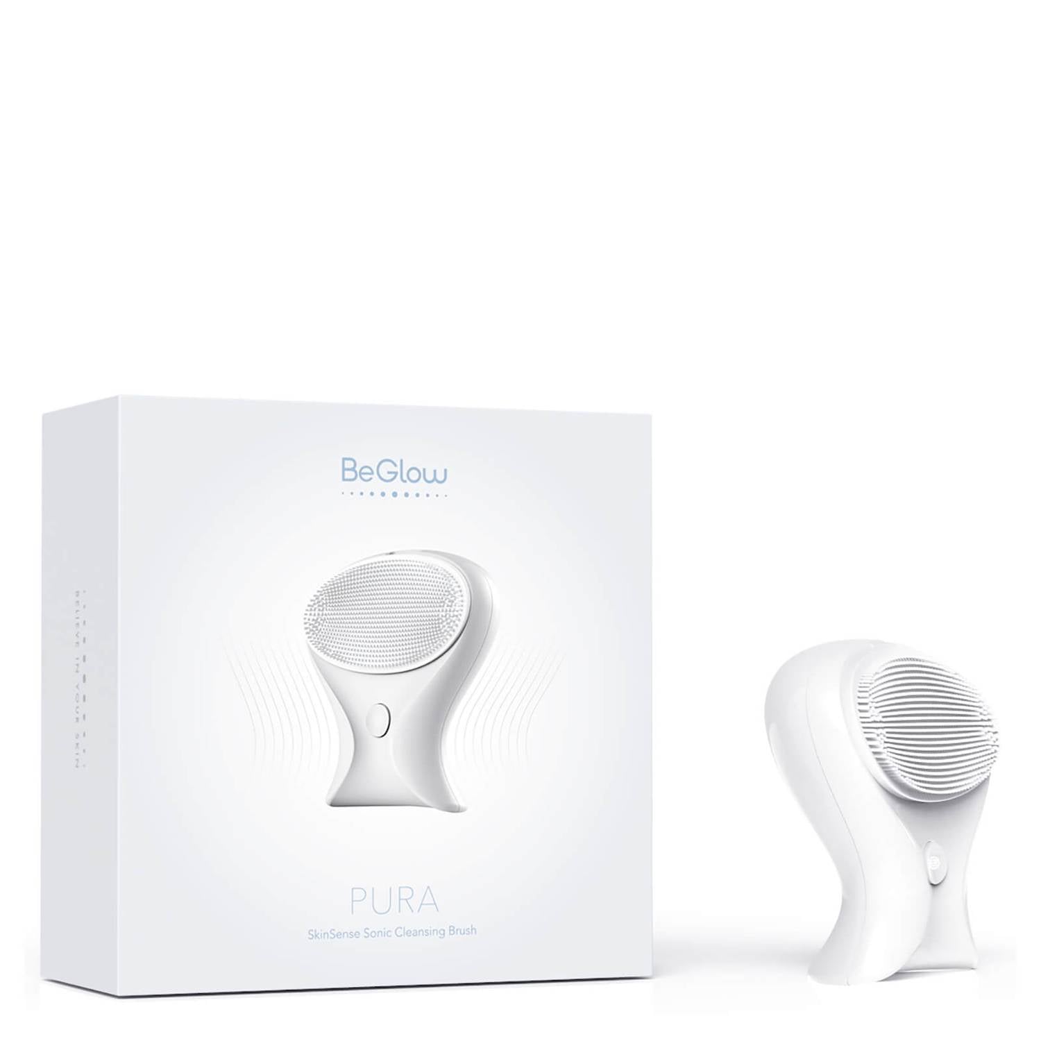 BeGlow PURA: Skinsense Sonic Cleansing Brush (White)