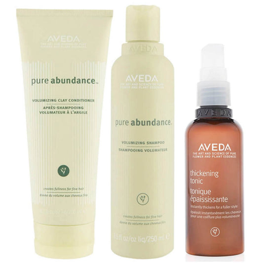 Aveda Pure Ambunance Shampoo, Conditioner and Thickening Tonic Trio