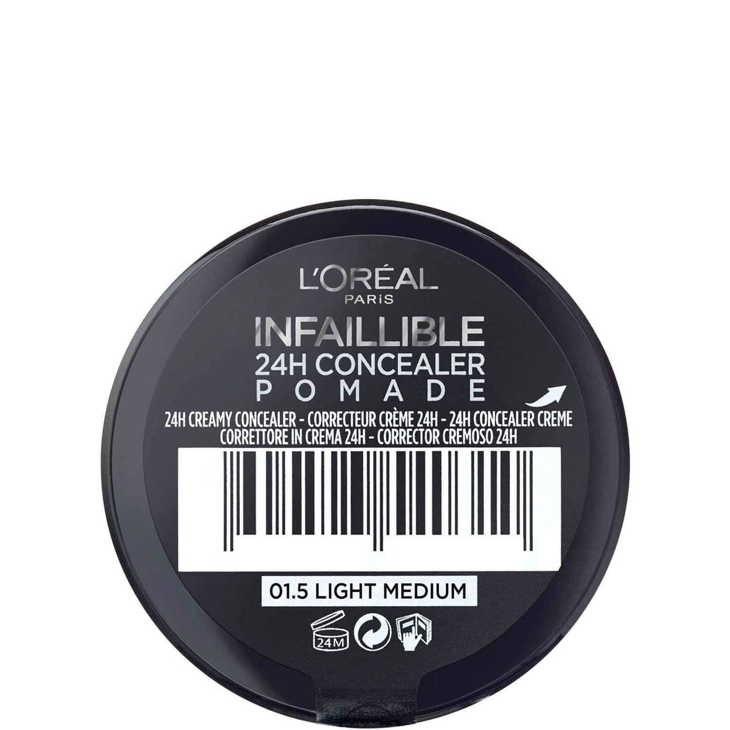 L'Oréal Paris Infallible Concealer Pomade 15g (Various Shades)