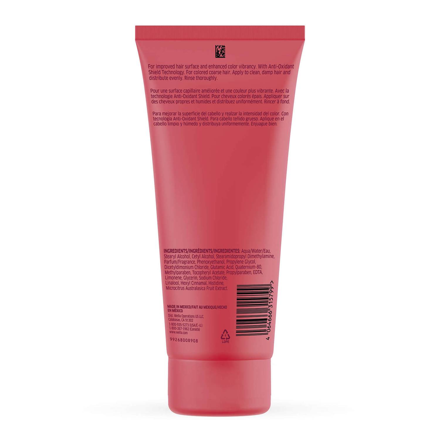Wella Professionals Invigo Color Brilliance Vibrant Color Conditioner for Coarse Hair 200ml