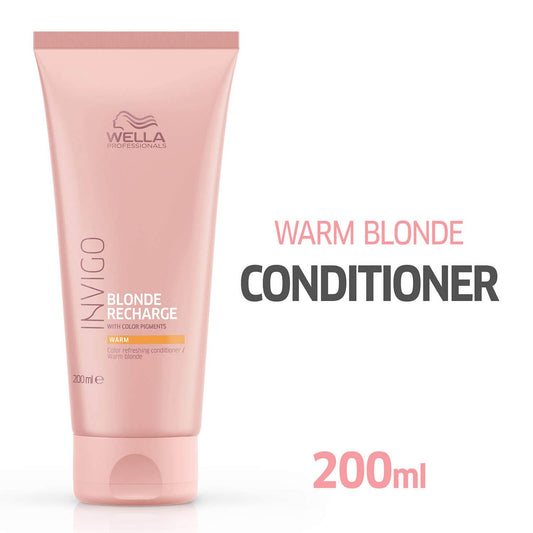 Wella Professionals Invigo Blonde Recharge Warm Blonde Color Refreshing Conditioner 200ml