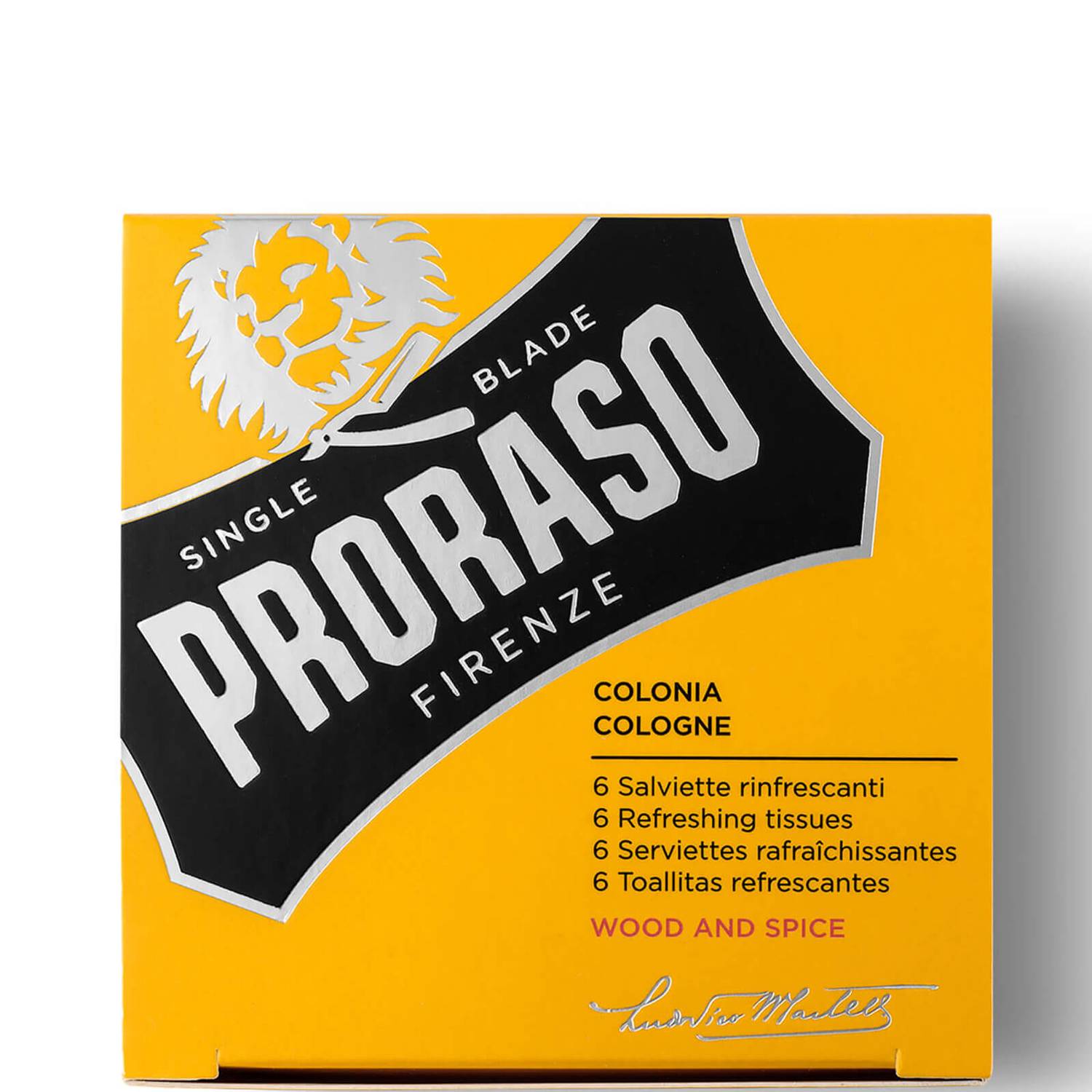 Proraso Refreshing Tissues - Wood and Spice (Pack of 6)