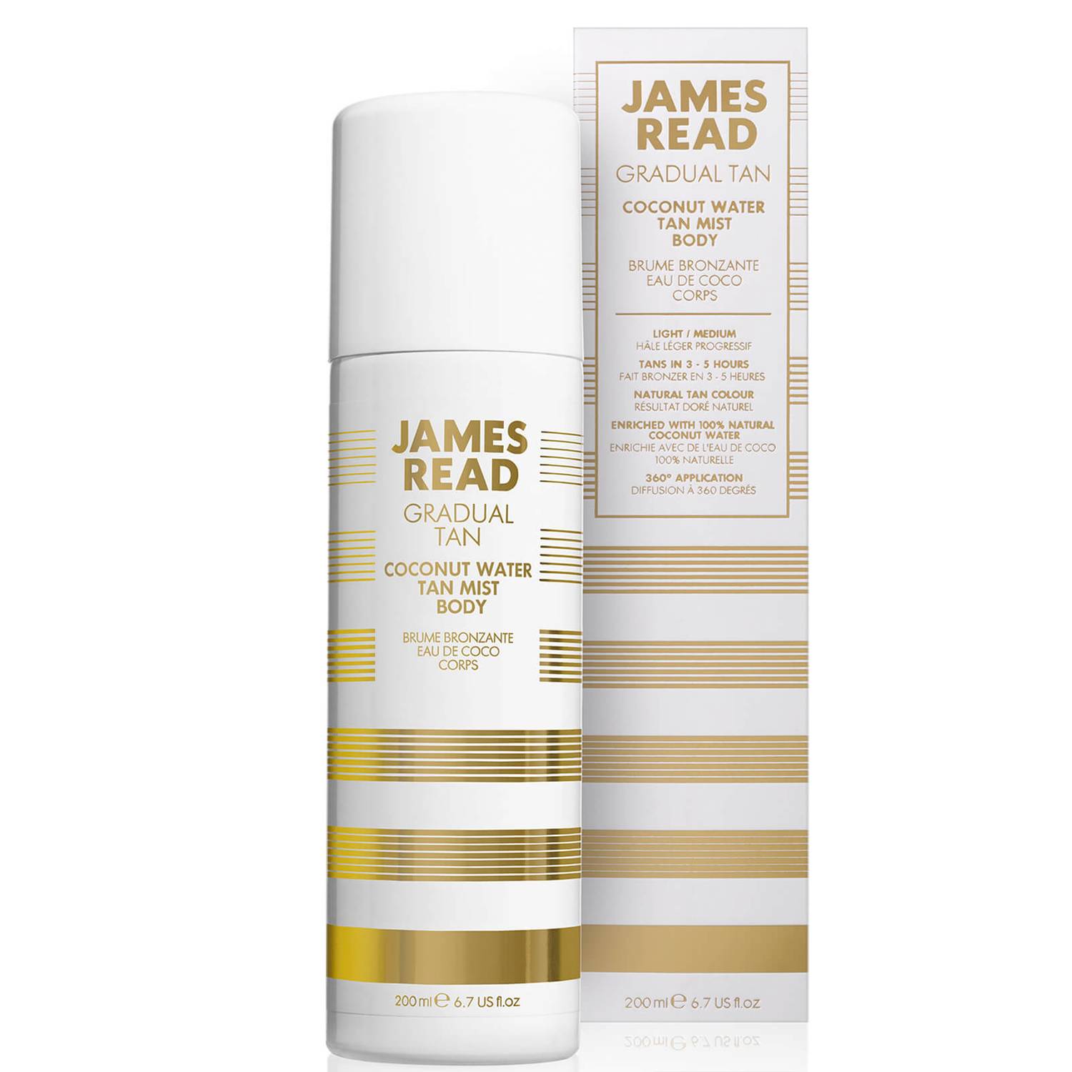 James Read Coconut Water Body Tan Mist 200ml