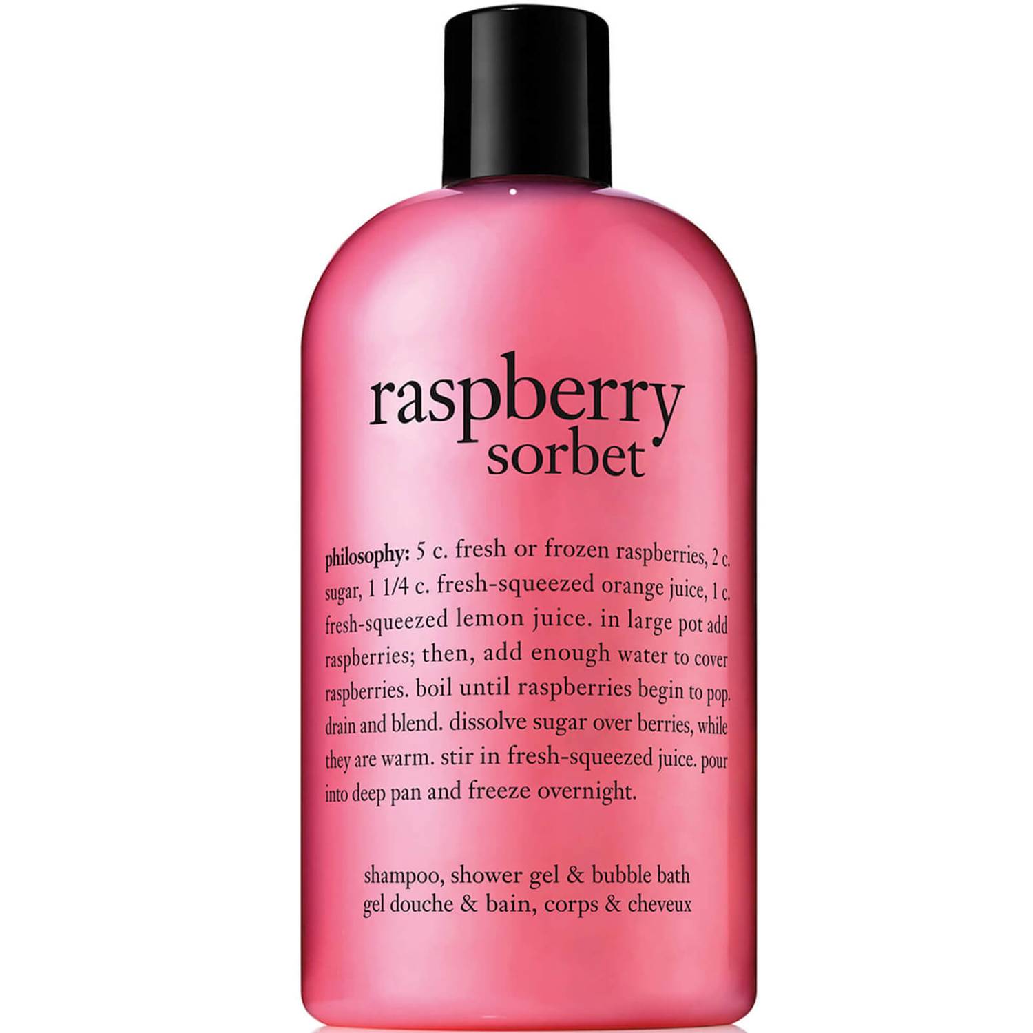 philosophy Raspberry Sorbet Shampoo, Bath and Shower Gel 480ml