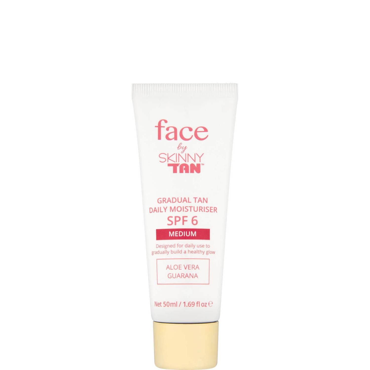 Face by Skinny Tan Gradual Tan Daily Moisturiser Medium 50ml