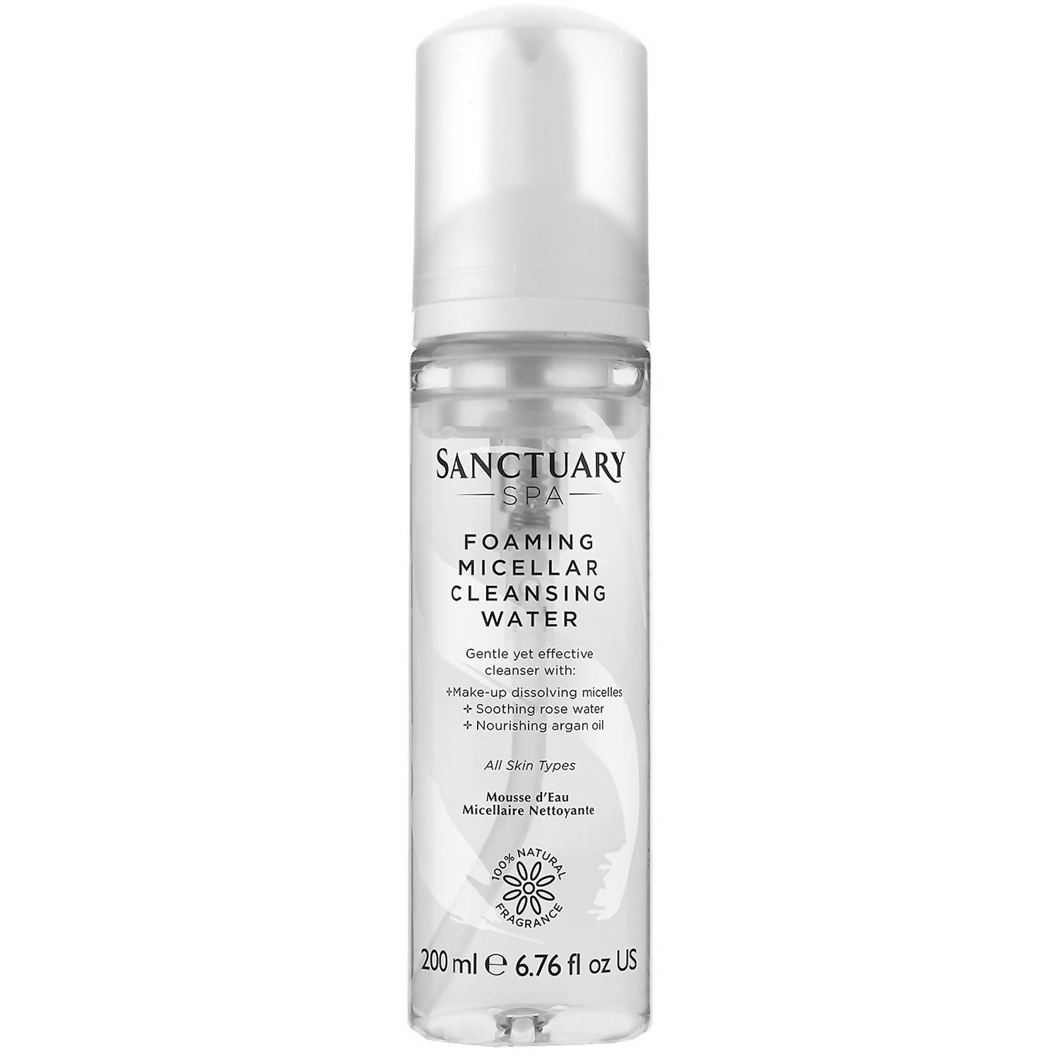 Sanctuary Spa Foaming Micellar Cleansing Water 200ml