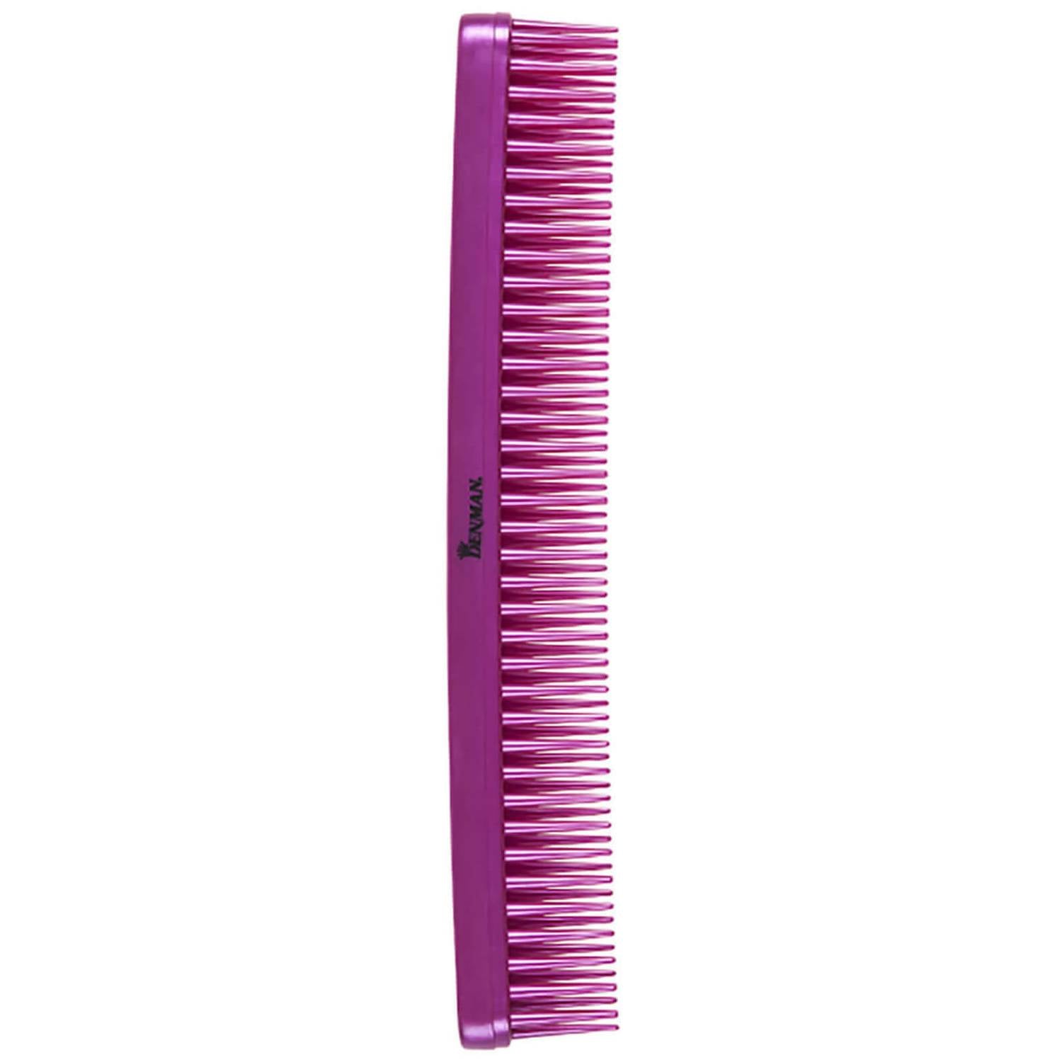 Denman Tame & Tease Styling Comb - Pink (175mm)