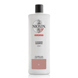 NIOXIN 3-Part System 3 Cleanser Shampoo for Coloured Hair with Light Thinning 1000ml