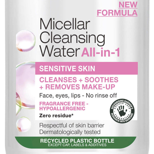 Garnier Micellar Water Facial Cleanser For Sensitive Skin 100ml