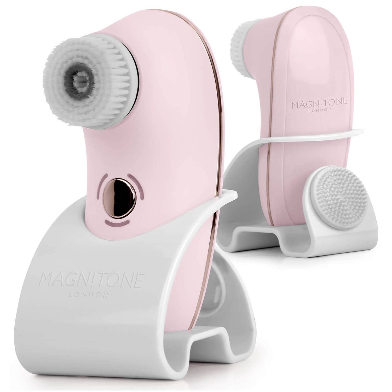 MAGNITONE London BareFaced 2 Daily Cleansing and Skin Toning Brush - Pink