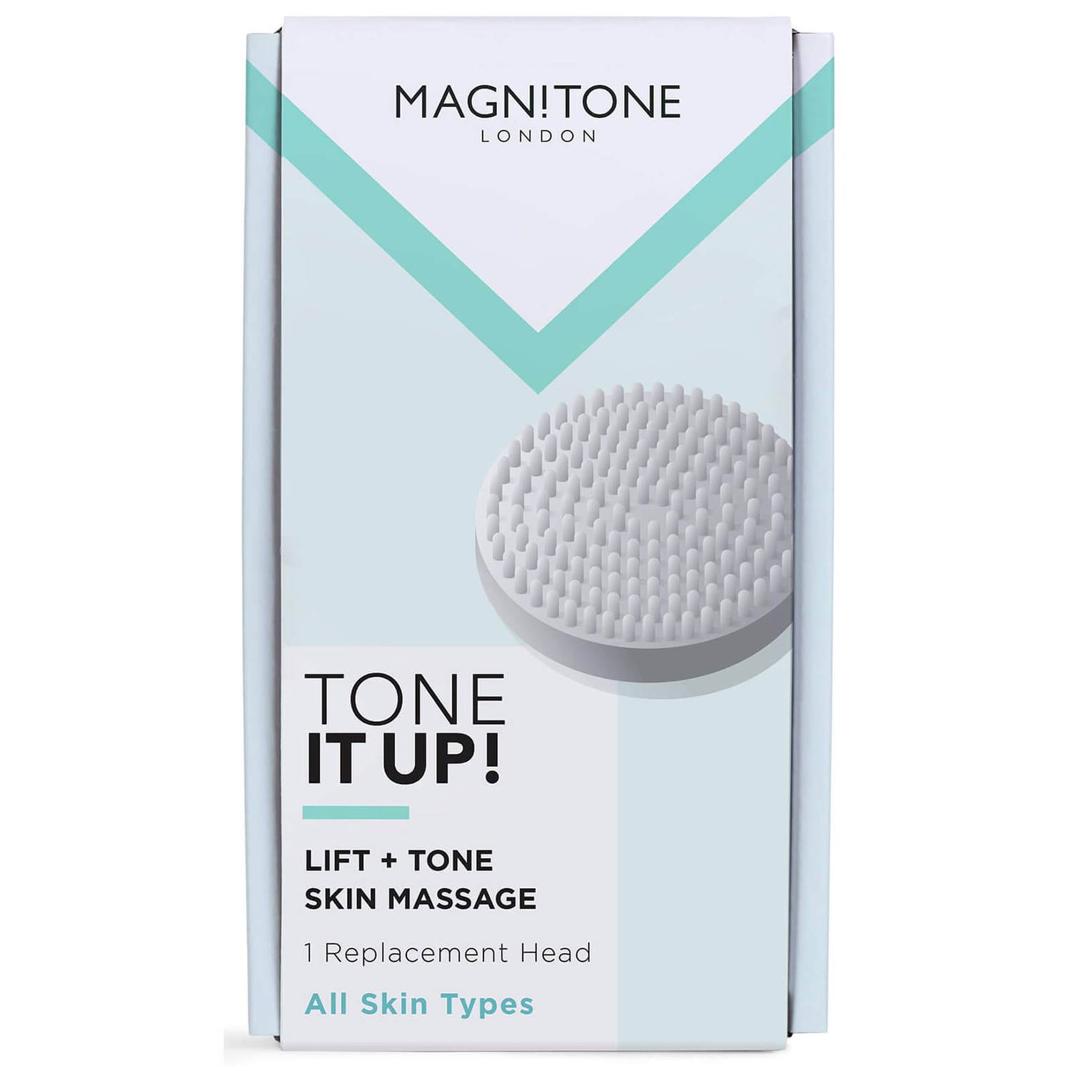 MAGNITONE London Barefaced 2 and 3 Tone it up! Massaging Brush Head - 1 Pack