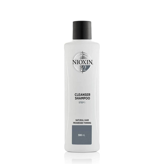 NIOXIN 3-Part System 2 Cleanser Shampoo for Natural Hair with Progressed Thinning 300ml