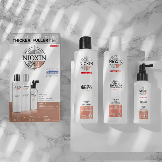 NIOXIN 3-Part System 3 Scalp and Hair Treatment for Coloured Hair with Light Thinning 100ml