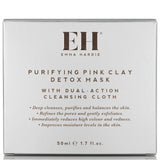 Emma Hardie Purifying Detox Pink Clay Mask with Dual-Action Cleansing Cloth