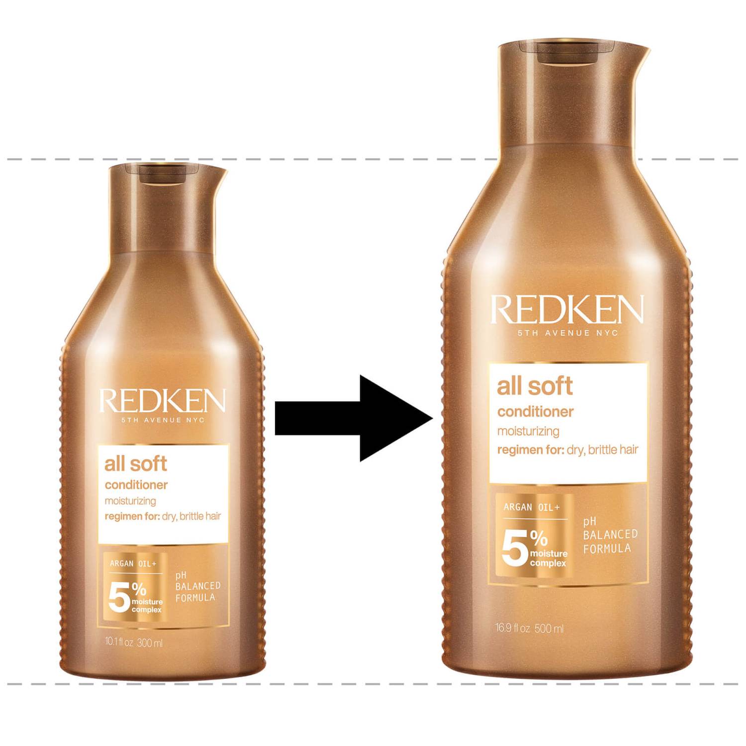 Redken All Soft Conditioner For Dry, Brittle Hair 500ml