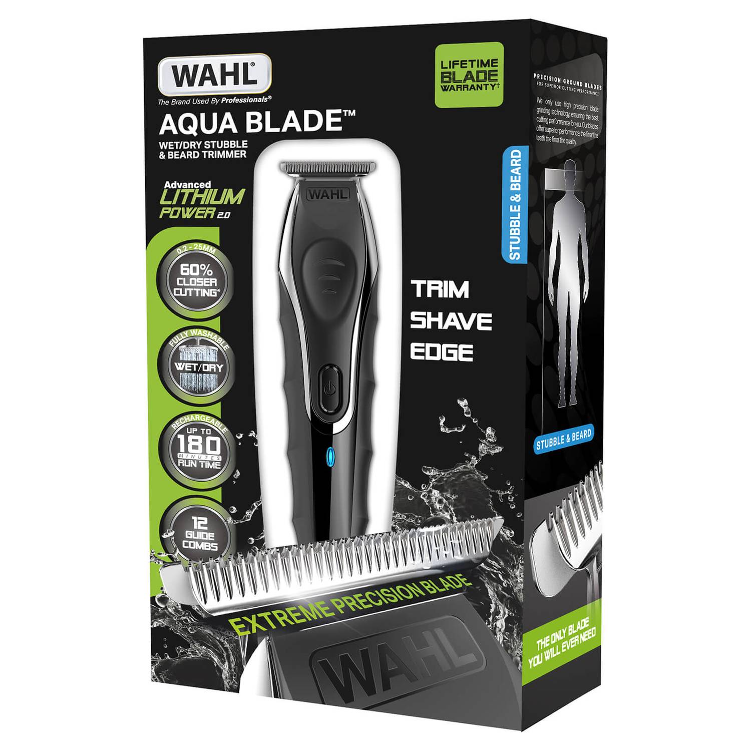 Wahl Aqua Blade Rechargeable Trimmer Kit