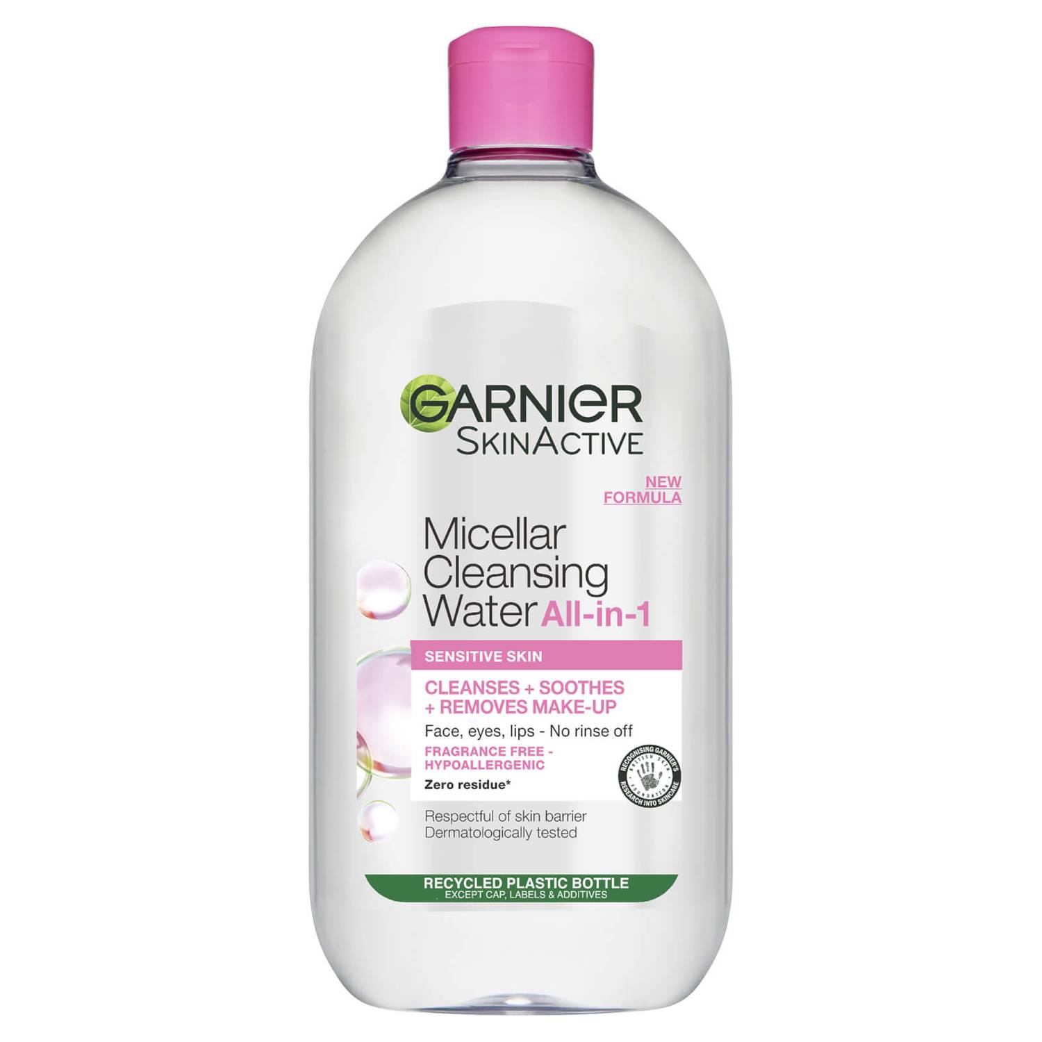 Garnier Micellar Water Facial Cleanser and Makeup Remover for Sensitive Skin 700ml