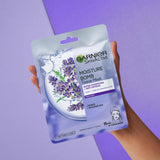 Garnier Moisture Bomb Lavender Hydrating Face Sheet Mask for Fatigued Skin 32g