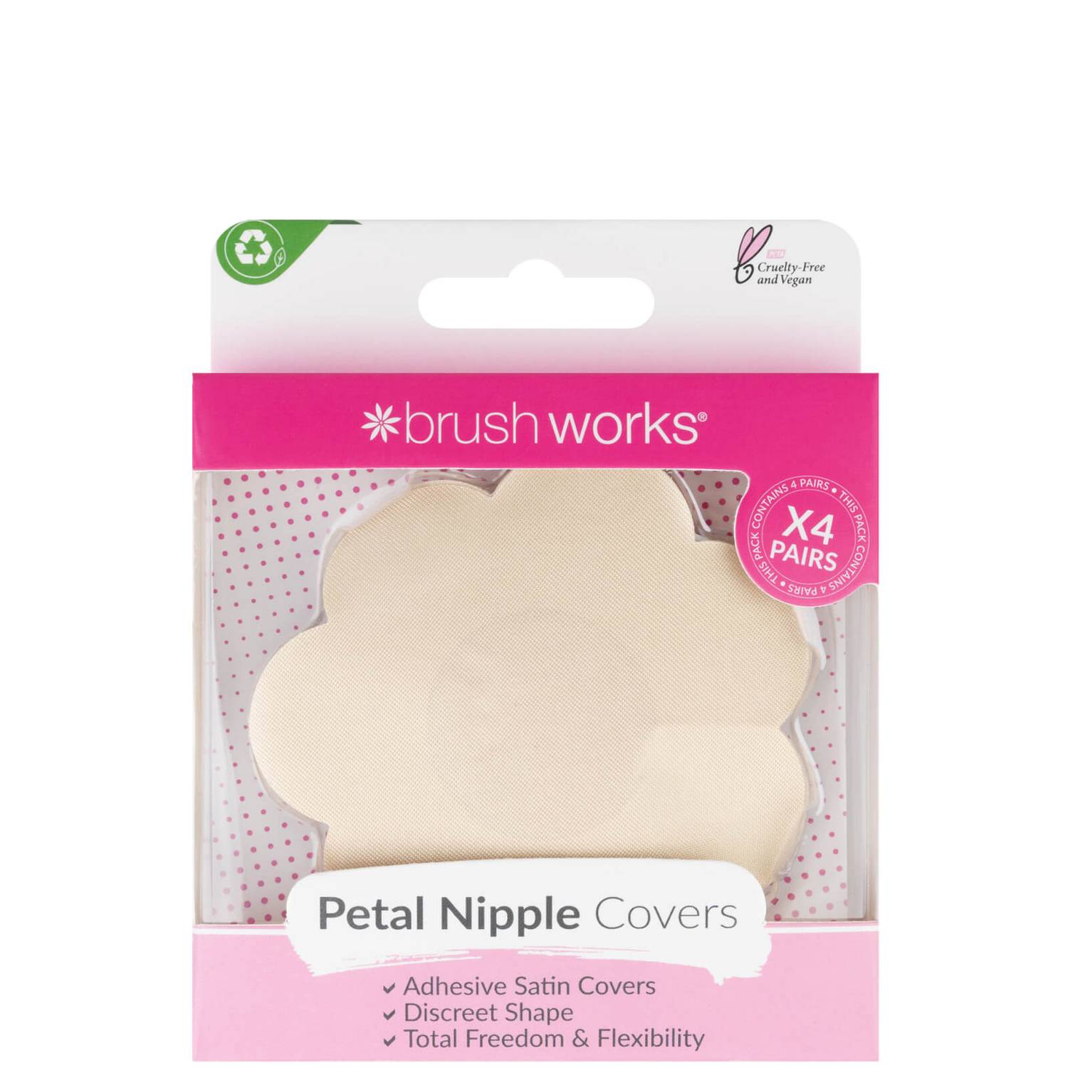 brushworks Satin Petal Nipple Covers