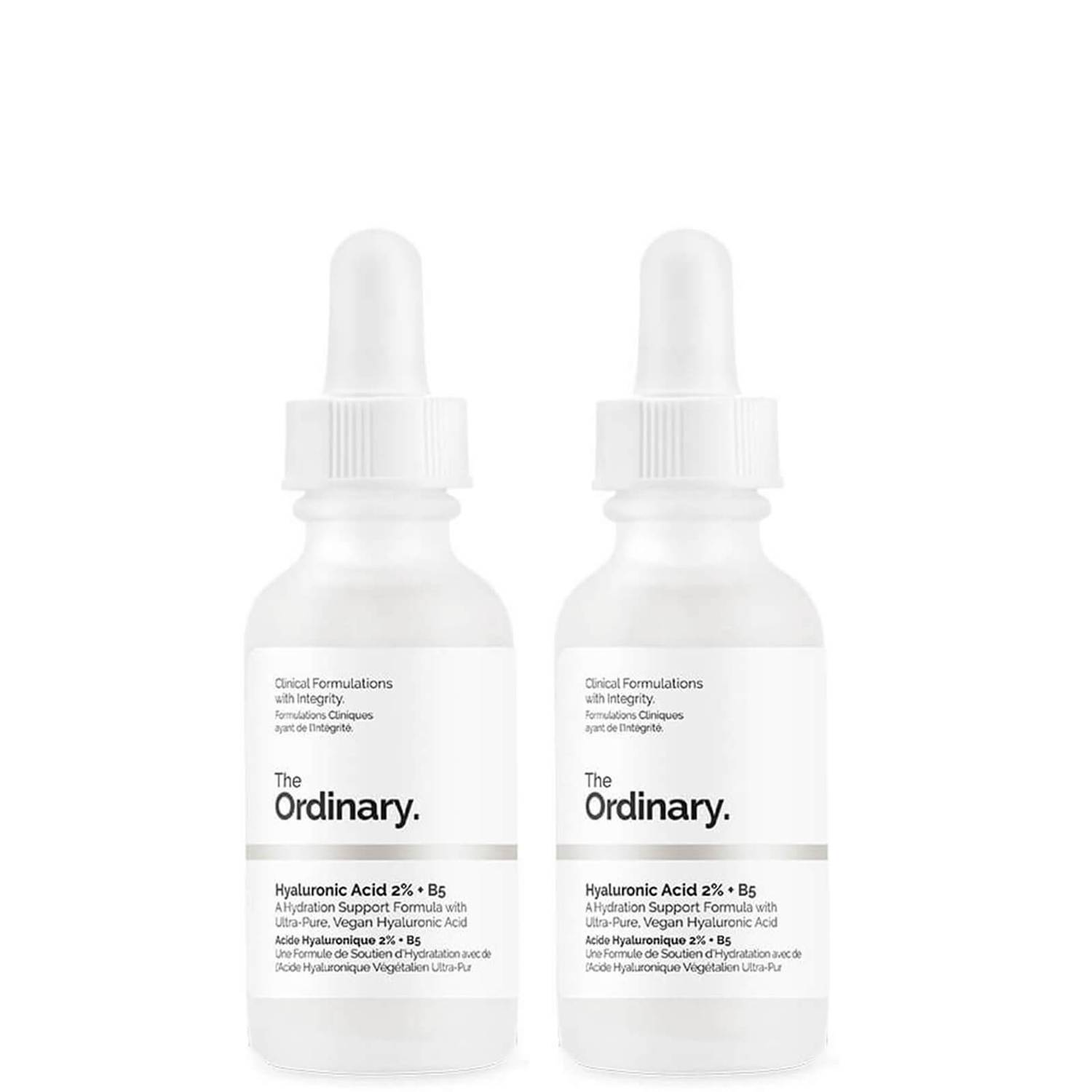 The Ordinary Hyaluronic Acid 2% + B5 Hydration Support Formula Duo 2 x 30ml