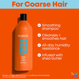 Matrix Total Results Mega Sleek Shea Butter Smoothing Shampoo for Frizzy Hair 1000ml