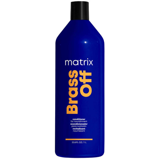 Matrix Total Results Brass Off Brunette Blue Conditioner for Lightened Brunette Hair 1000ml