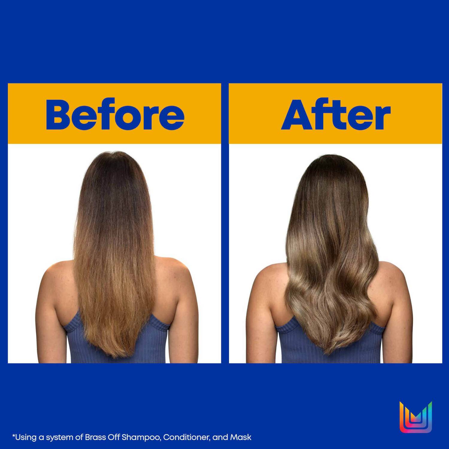 Matrix Total Results Brass Off Brunette Blue Conditioner for Lightened Brunette Hair 1000ml