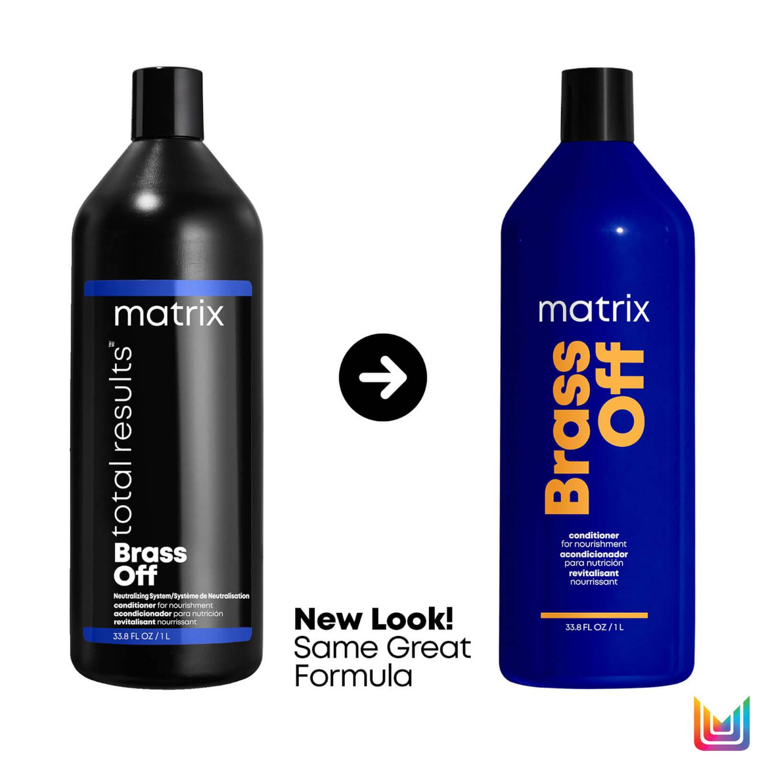Matrix Total Results Brass Off Brunette Blue Conditioner for Lightened Brunette Hair 1000ml