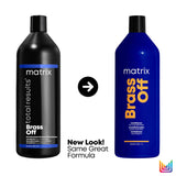 Matrix Total Results Brass Off Brunette Blue Conditioner for Lightened Brunette Hair 1000ml