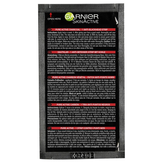 Garnier Pure Active Intensive Anti Blackhead Charcoal Nose Strips