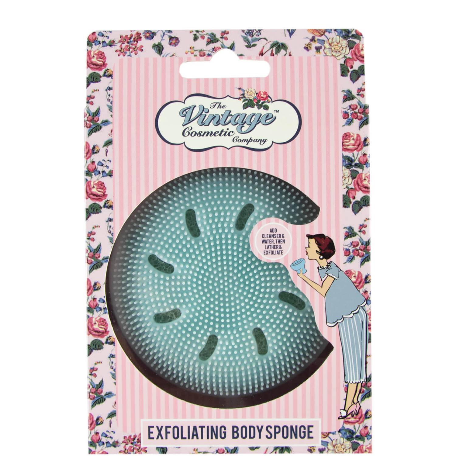 The Vintage Cosmetic Company Exfoliating Body Sponge - Blue