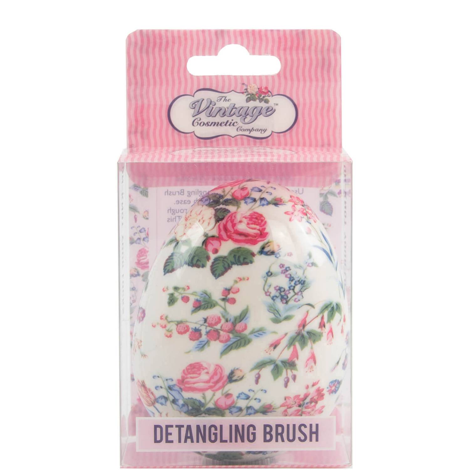 The Vintage Cosmetic Company Floral Detangling Brush