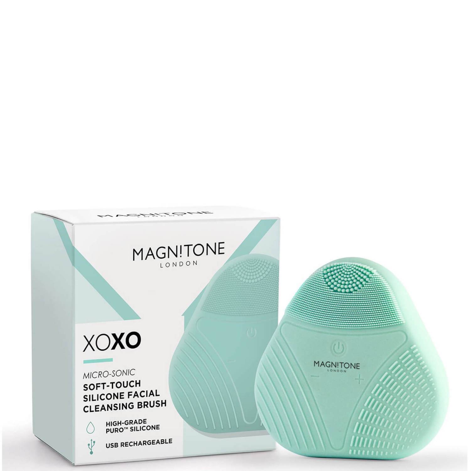 MAGNITONE London XOXO SoftTouch Silicone Cleansing Brush - Green