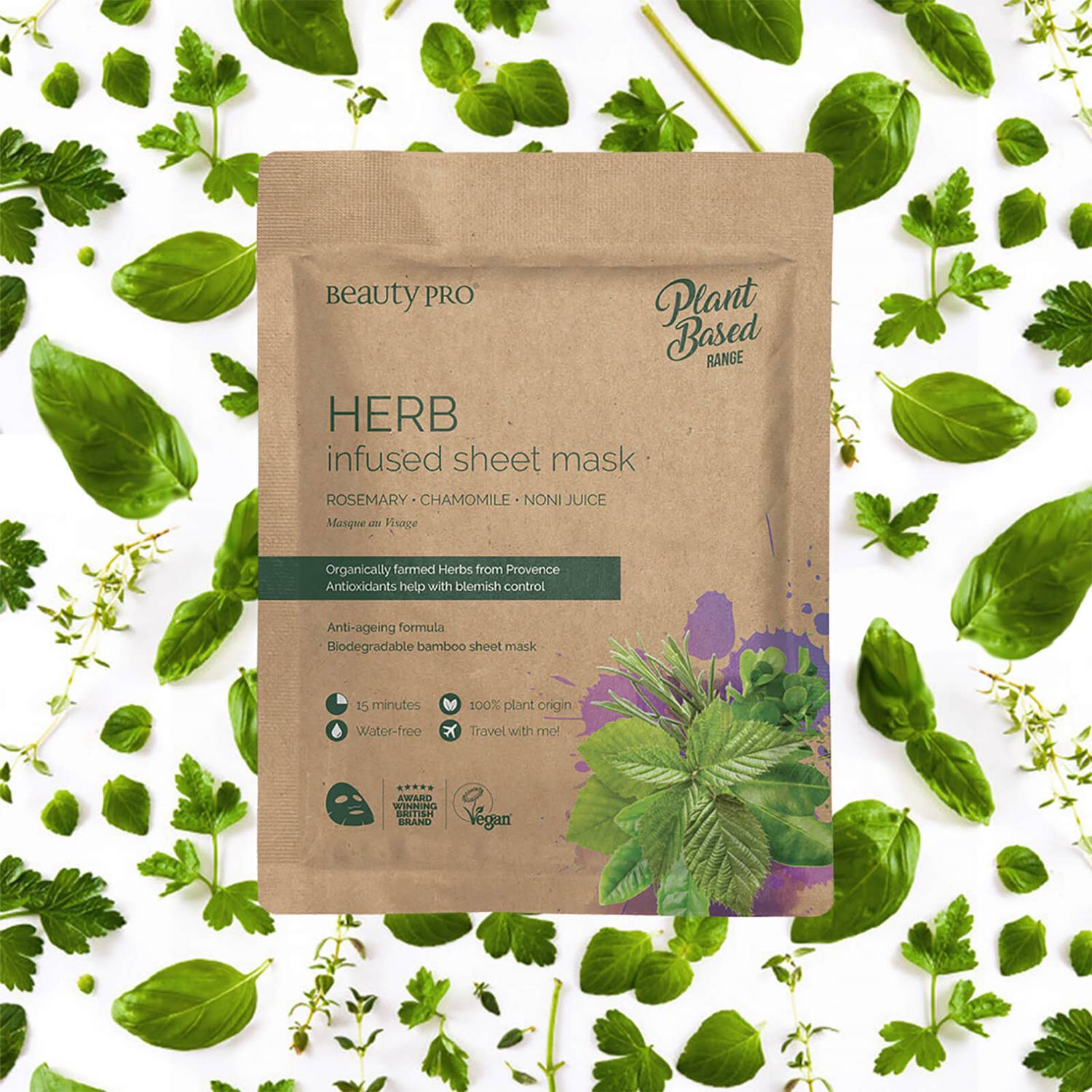 BeautyPro Herb Rebalancing Sheet Mask 22ml