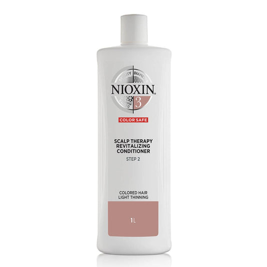 NIOXIN 3-Part System 3 Scalp Therapy Revitalising Conditioner for Coloured Hair with Light Thinning 1000ml