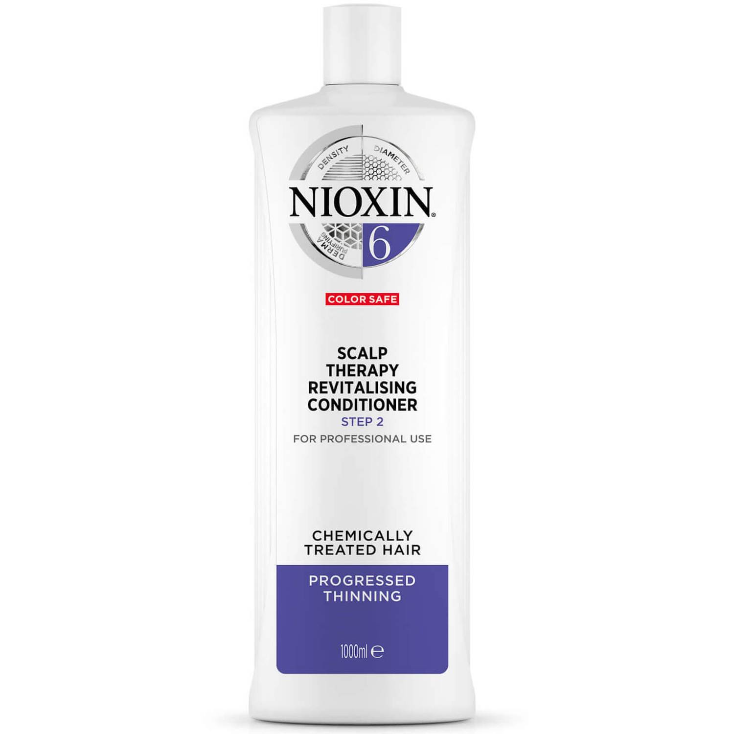 NIOXIN 3-Part System 6 Scalp Therapy Revitalising Conditioner for Chemically Treated Hair with Progressed Thinning 1000ml