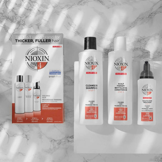 NIOXIN 3-Part System 4 Loyalty Kit for Coloured Hair with Progressed Thinning