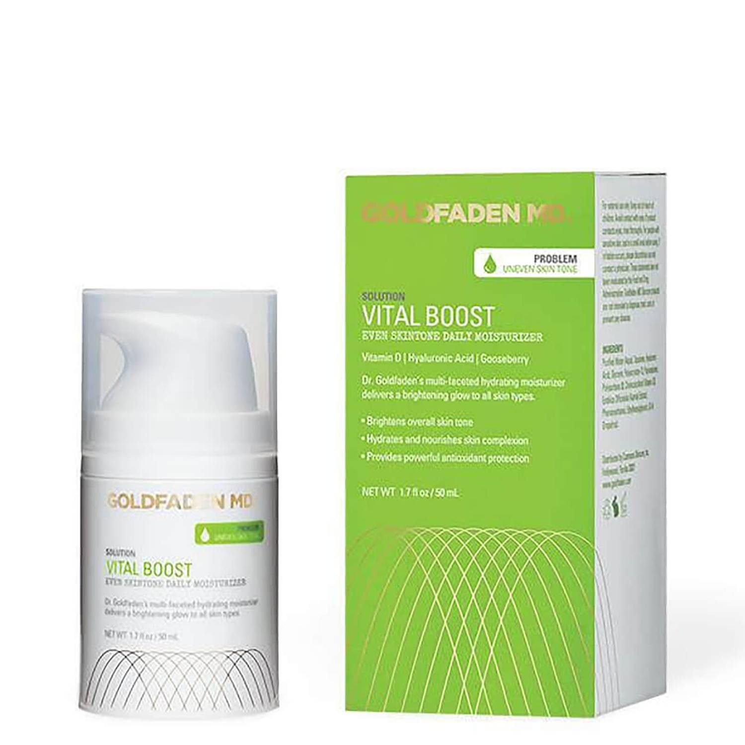 Goldfaden MD Vital Boost Even Skintone Daily Moisturizer 50ml