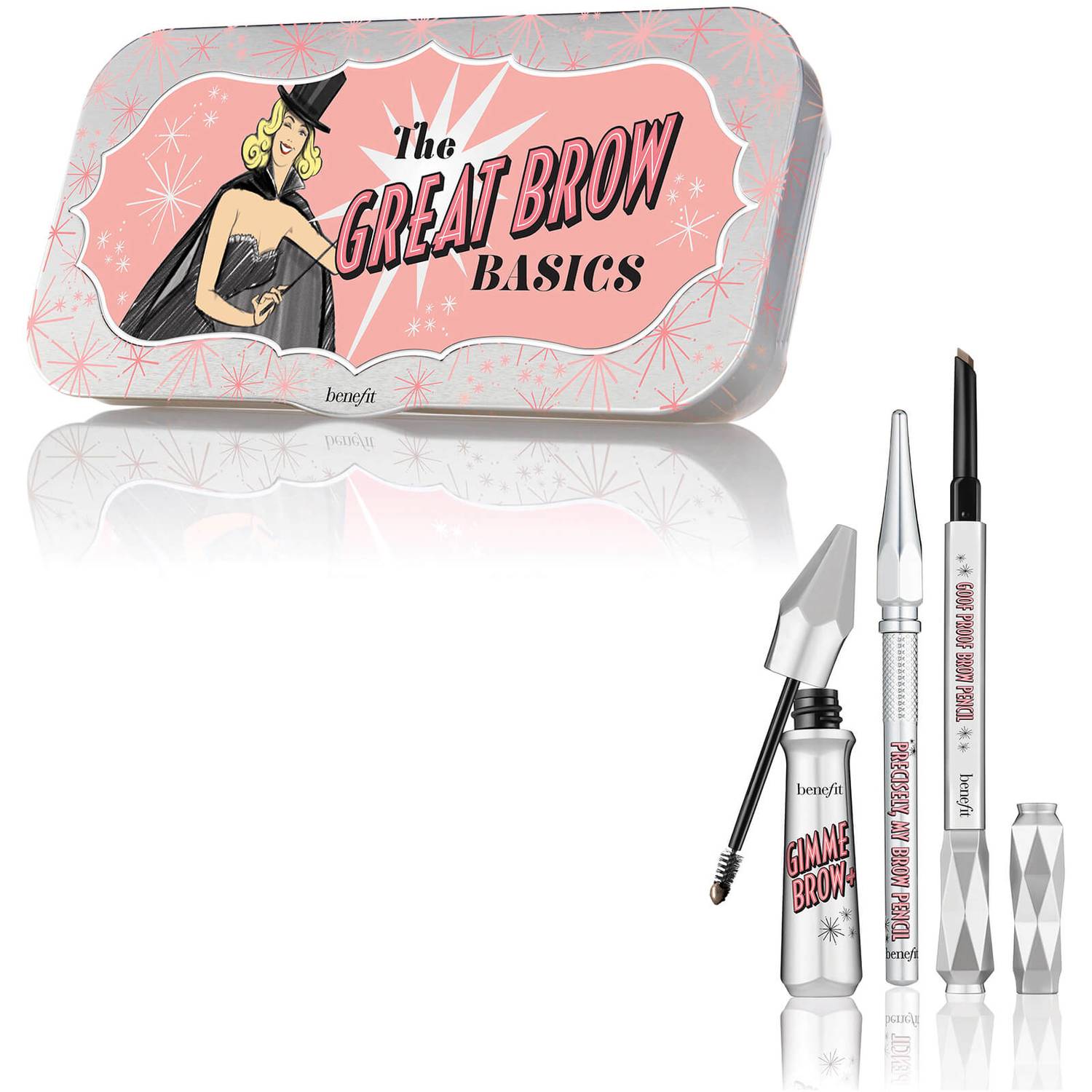 benefit The Great Brow Basics Brow Gel & Pencils Collection Shade 02