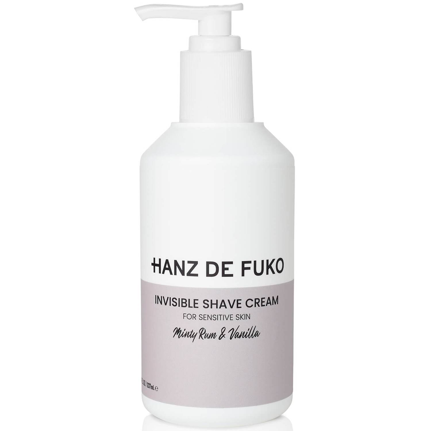 Hanz de Fuko Invisible Shave Cream 237ml