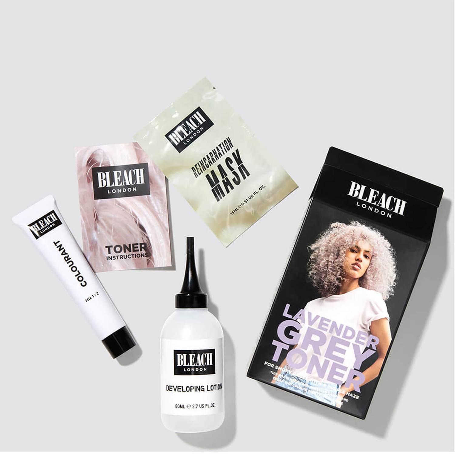 BLEACH LONDON Lavender Grey Toner Kit